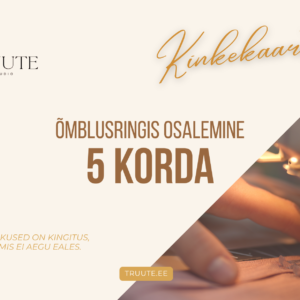 Kinkekaart õmblusring.